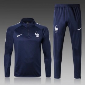 França Sweat de Treino Conjunto 2018 Azul II